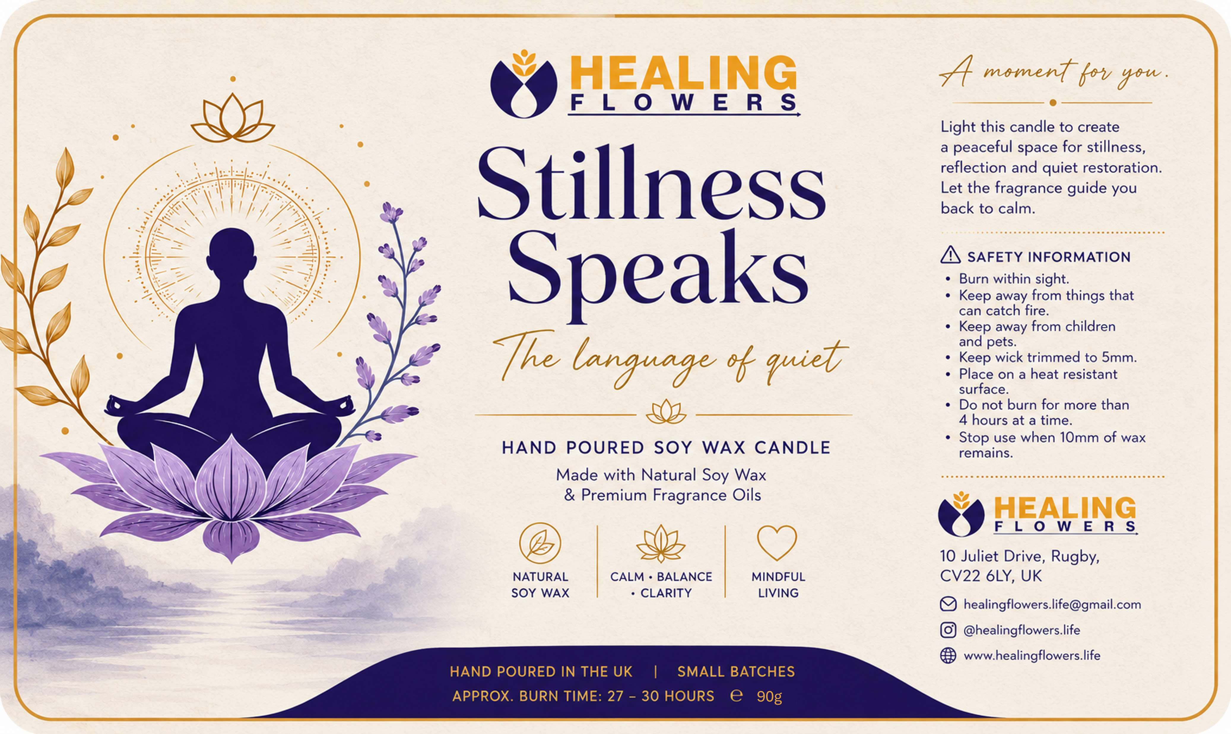 Stillness Speaks Candle