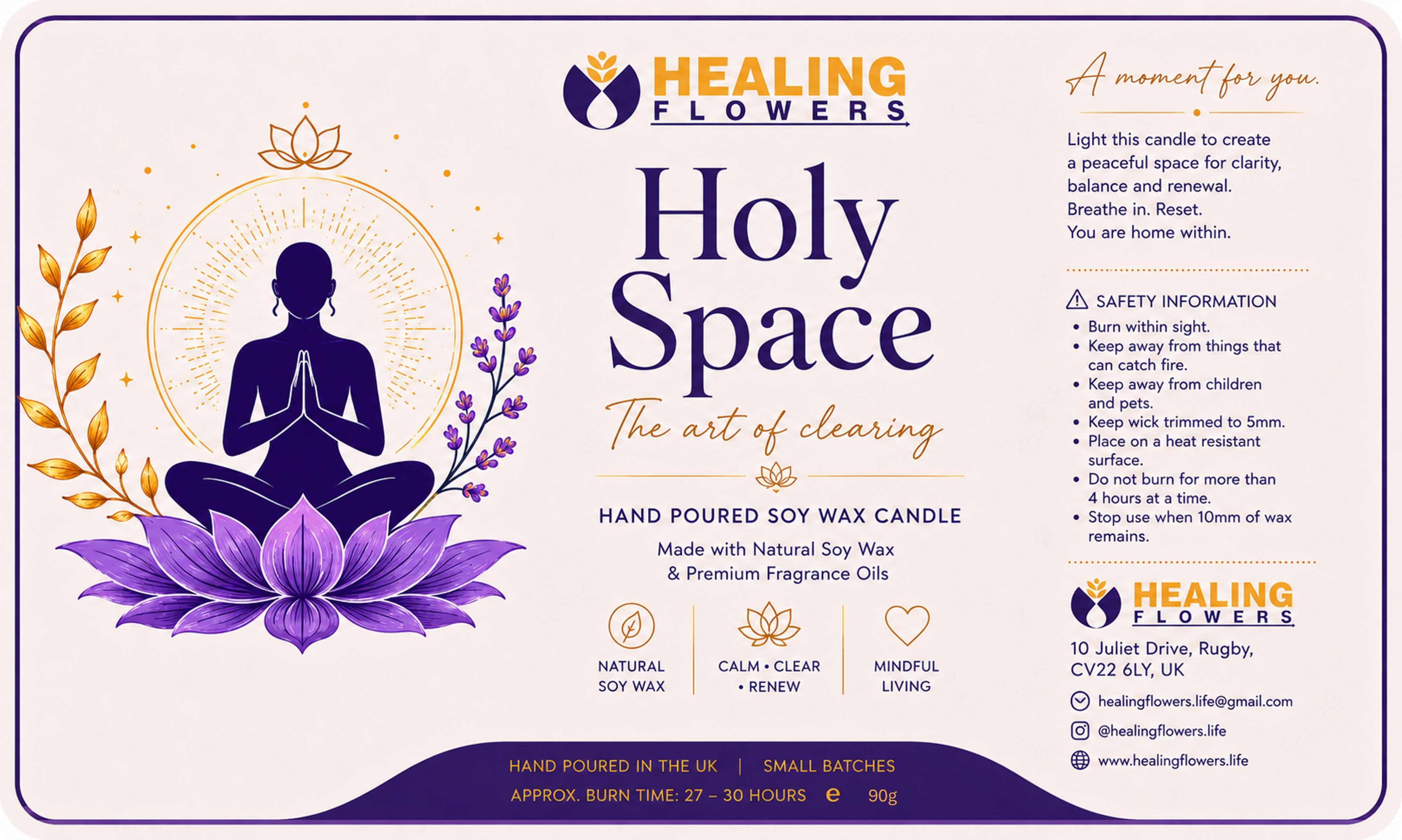 Holy Space Candle